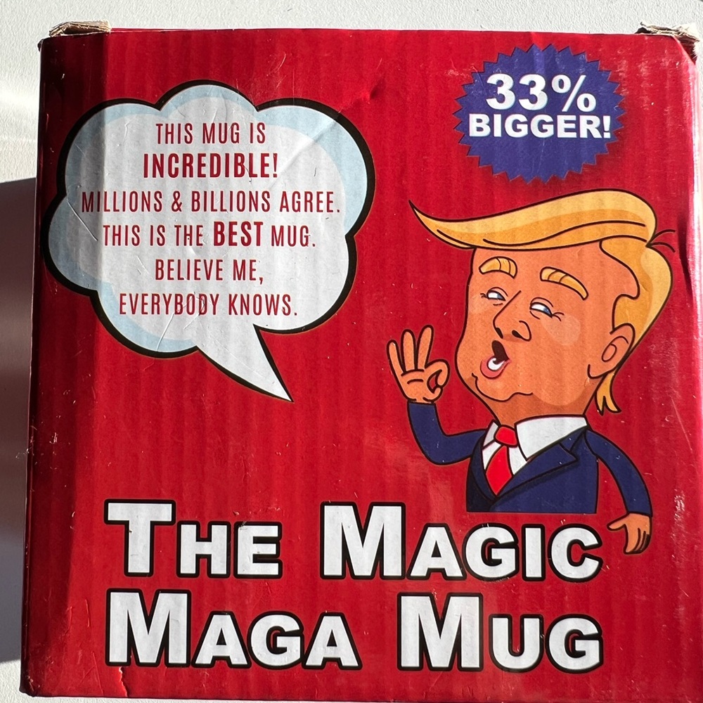 The Magic MAGA coffee Mug Trump gag gift republican president funny vote Biden